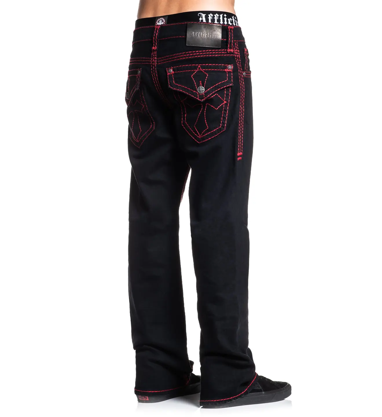 Affliction Men's Jeans Cooper Black Regular