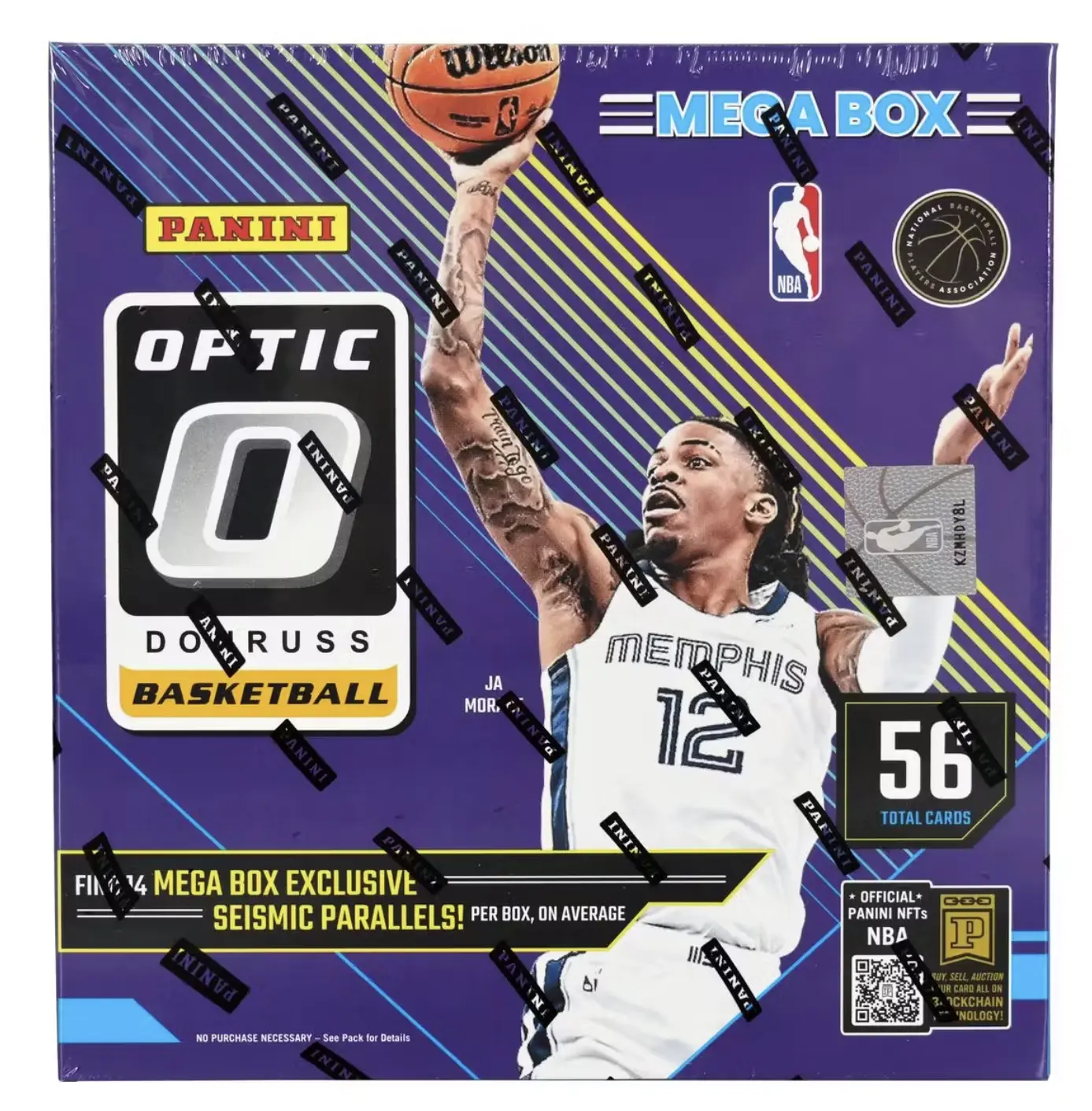 2024 Donruss Optic Basketball Mega Box - Downtown! Hunt - 7 Packs per Box - Red Siesmic - Ripped and Shipped