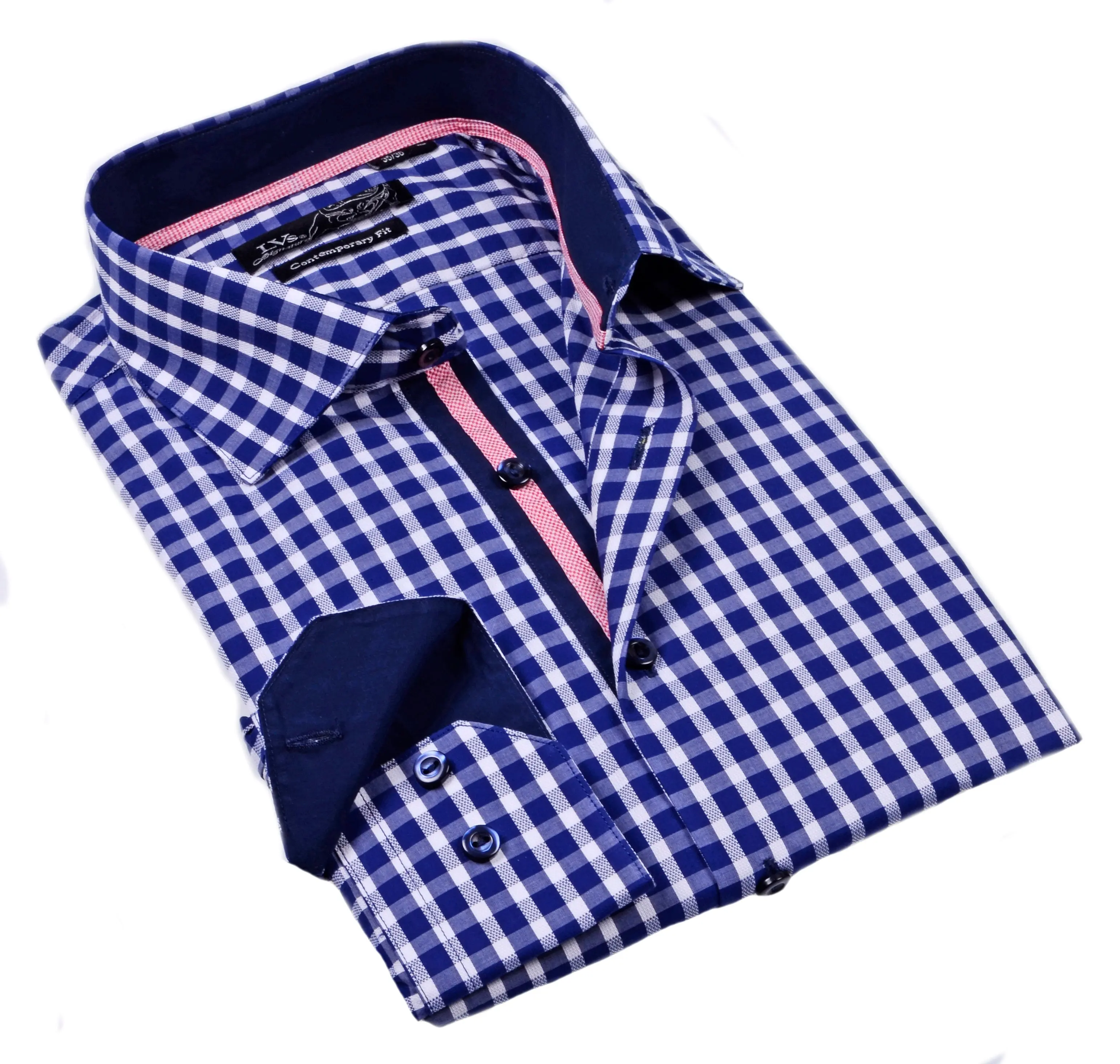 Men's Big & Tall Classic Blazer Shirt, Menswear with Contrast Details, Office-Casual Final Sale