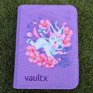 Vault X - Sylveon Glitter Custom Trading Card Binder - Purple