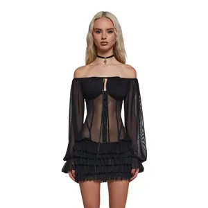 Poet Society Mini Dress - Black