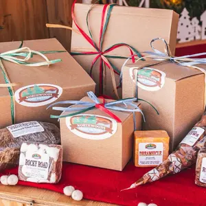 A Bit of Everything - Gift Box by Northwoods Food Factory LLC Fudge Filled Banana Bread Cinnamon Nuts and Fudge