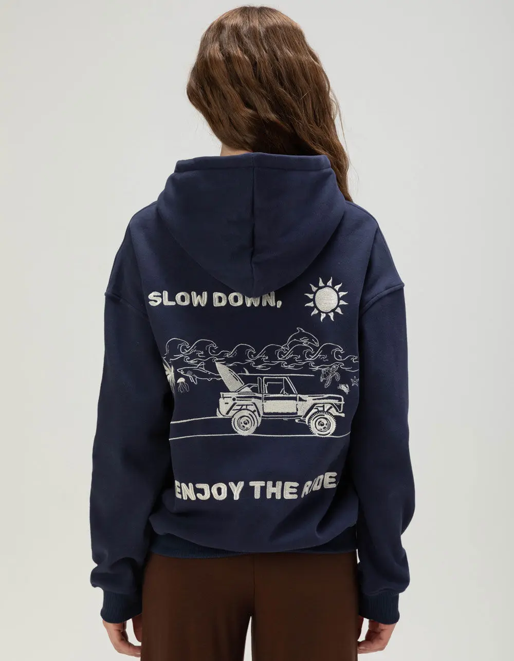 SUNSET SURF Slow Down Womens Hoodie