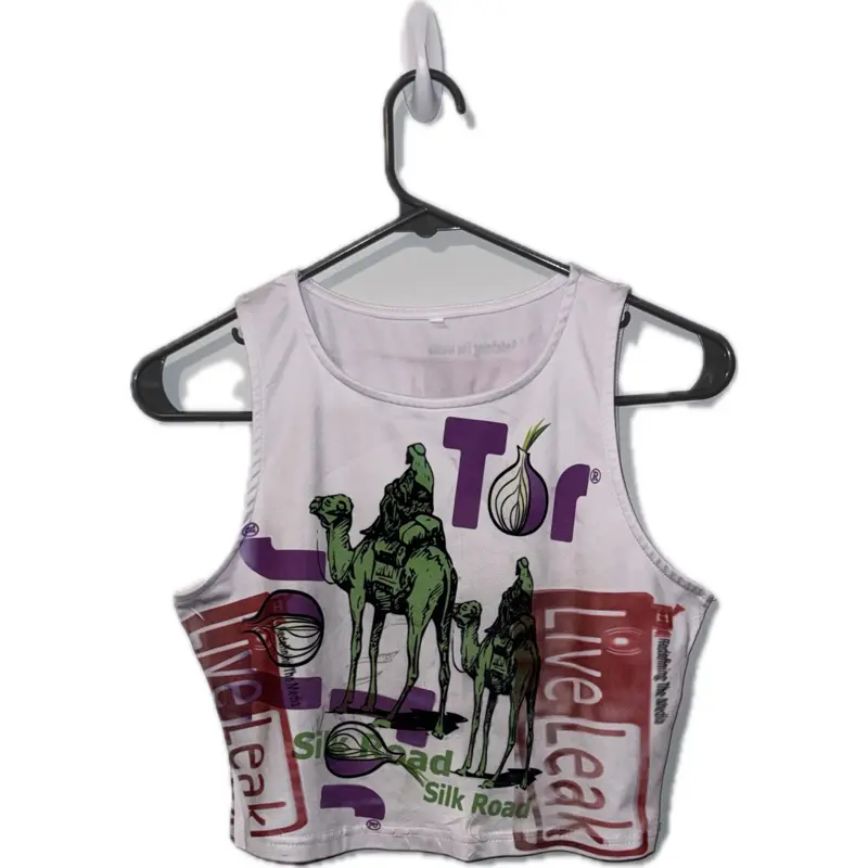LiveLeak Silk Road Camo Tank Top - White Size M