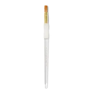 Beauty Secrets #8 Flat Pro Comfort Grip Nail Brush Clear
