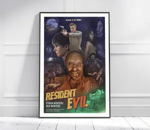 RESIDENT EVIL 7 Game Poster Game Art Game Print Room Decor Wall Art, Trending Poster