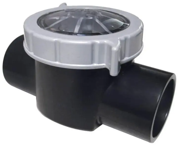 2 x 2.5 in. Hydroseal Check Valve, Black, 1.5 In. Socket, 125 Gpm