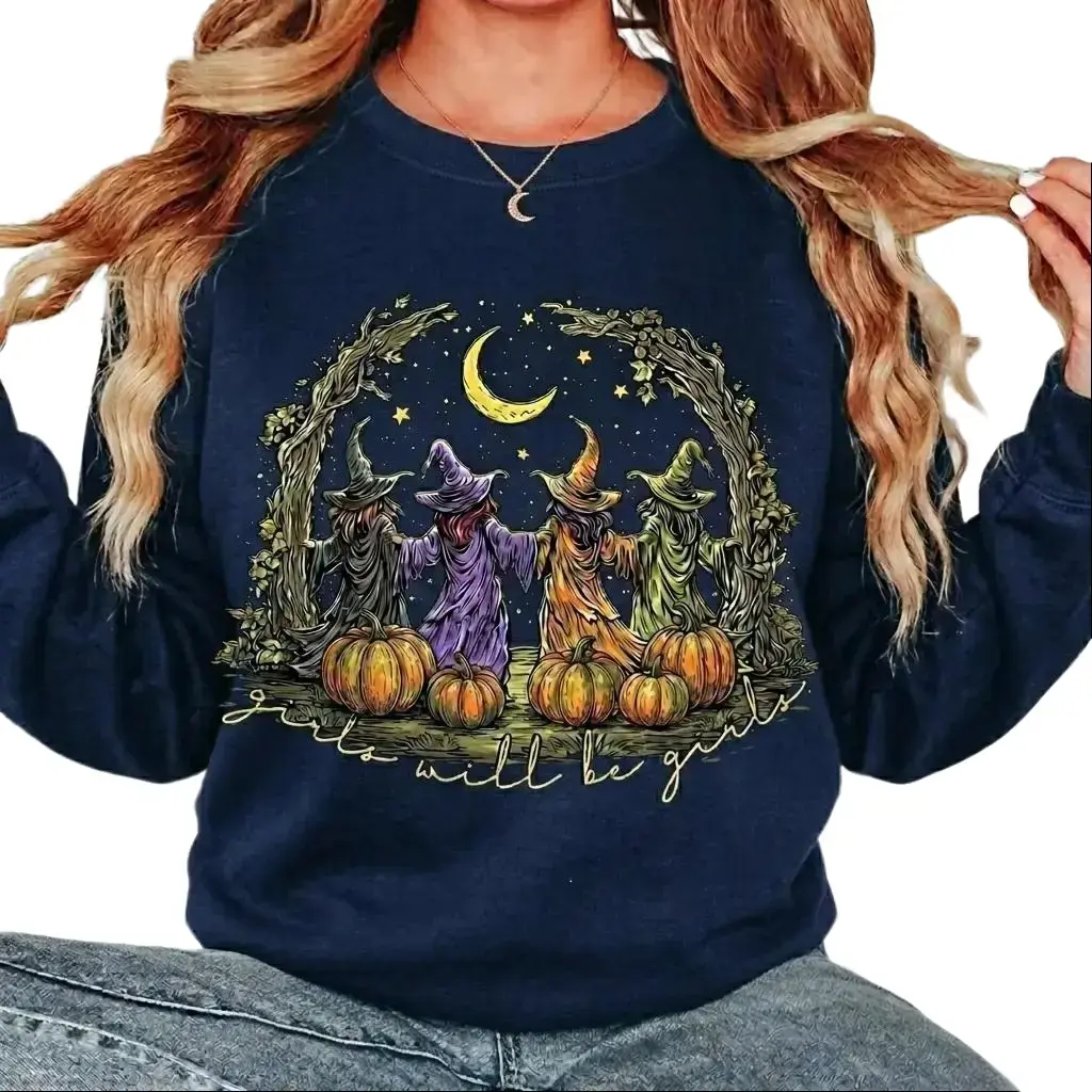 Cute Ghost Sweatshirt & T-shirt , Halloween Crewneck, Floral Ghost Sweatshirt, Coquette Halloween Sweatshirt, Boho Halloween Sweatshirt, Spooky Season Crewneck, Fall Ghost Sweatshirt -DarkFlex Womenswear