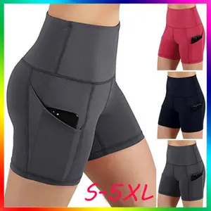 Women's leggings yoga exercise side phone pocket
