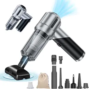 Portable Cordless Foldable 20000PA High Power Mini Vacuum Cleaner, 4-in-1 Compressed Duster & Air Blower & Pump, Hand Held Vacuum, Brushless , for , , Office, Pet, Camping