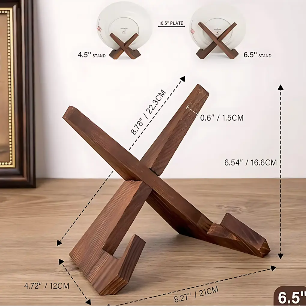 Wooden dining room recipe rack for home use kitchen menu display stand for study desk reading wooden bookshelf rack