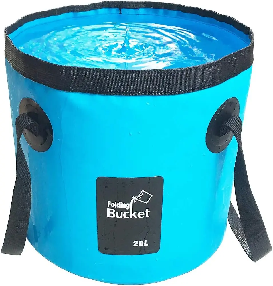 Collapsible 20L/12L Multifunctional Portable Water Container - Foldable Wash Basin for Fishing, Camping Sports & Outdoor Water Storage Needs