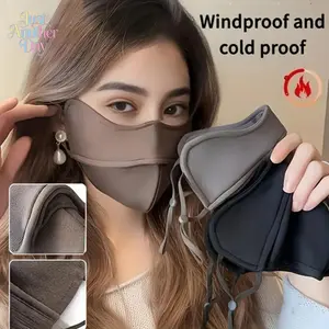 3pcs Thickened Windproof Washable Adjustable Breathable Face Mask - Reusable Mask for Wind Protection, Ideal for Skiing and Outdoor Activities