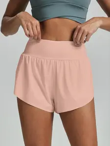 iVery Women's High Waist Quick Dry Running Yoga Shorts, Lightweight Summer Fitness Pants with Slim Fit Design, Anti-See Through Yoga Bottoms, Athleisure Casual Shorts, Yoga Biker Shorts, Lightweight Workout Shorts