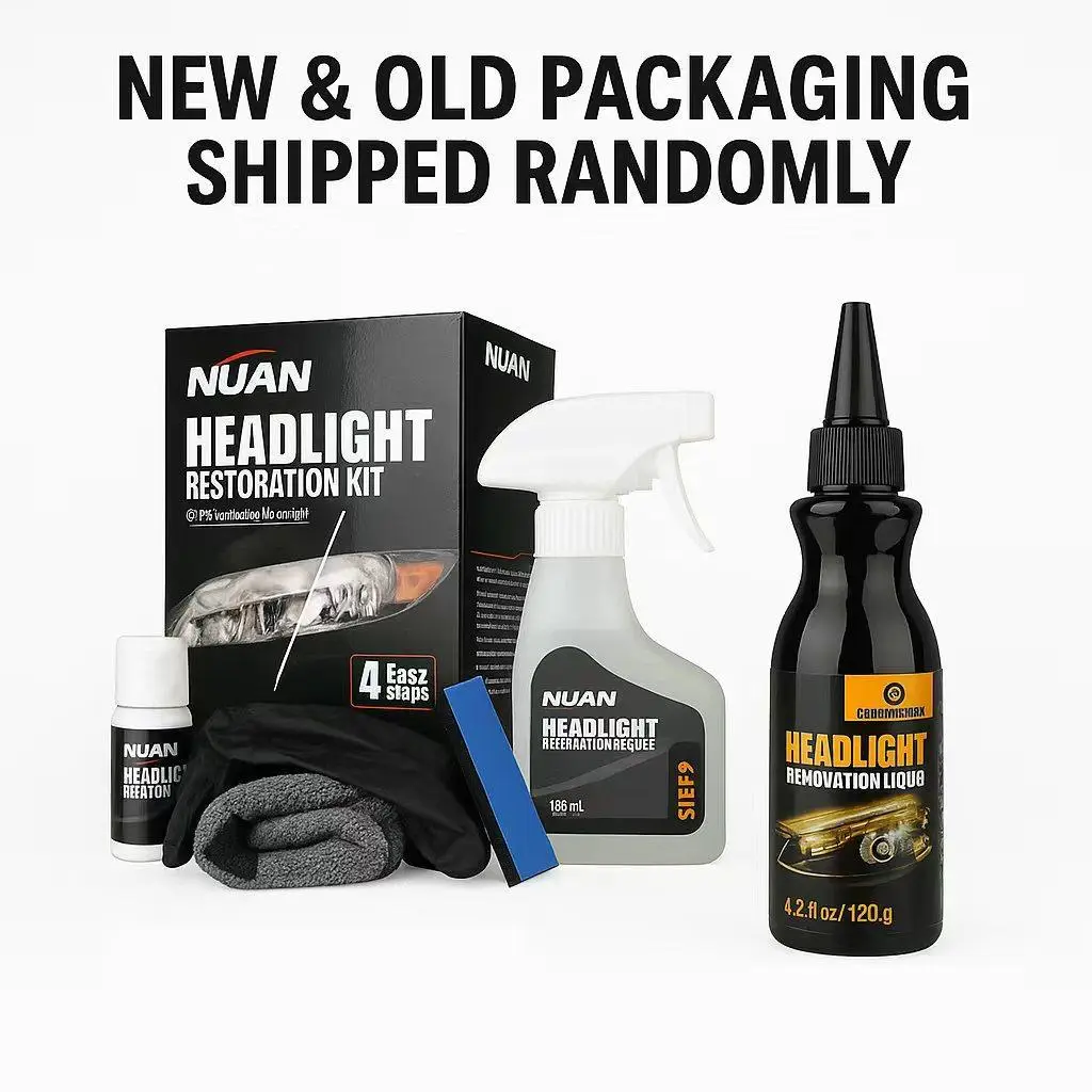 Doeyvose Car Headlight Refurbish Agent, Headlight Refurbish Agent, Professional Car Headlight Cleaning Tool, Car Interior Care Product