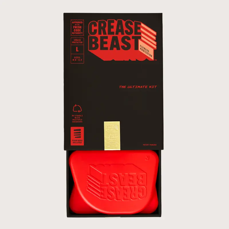 Crease Beast Ultimate Kit - Memory Foam Crease Protector for sneakers - Protects every pair in your collection - Comfortable & Reusable Anti-Crease -  For Men's Size 8-12.5 Footwear