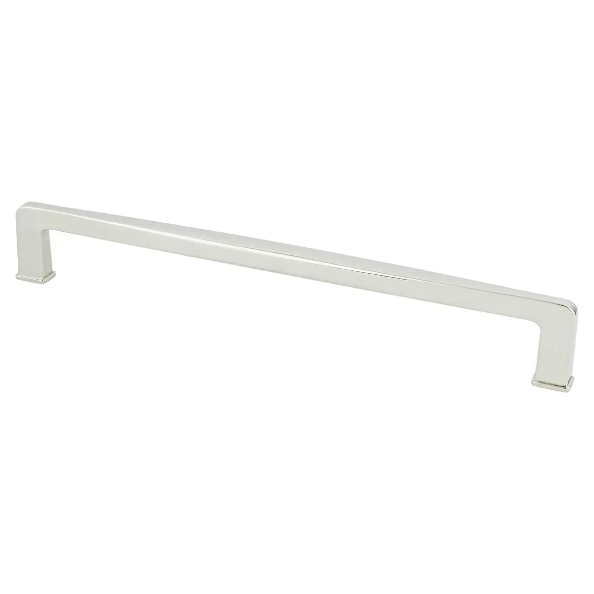 212 MAIN Berenson Subtle Surge Appliance Handle, 224 mm CC, Polished Nickel Finish, Soft Edges, Includes Screw