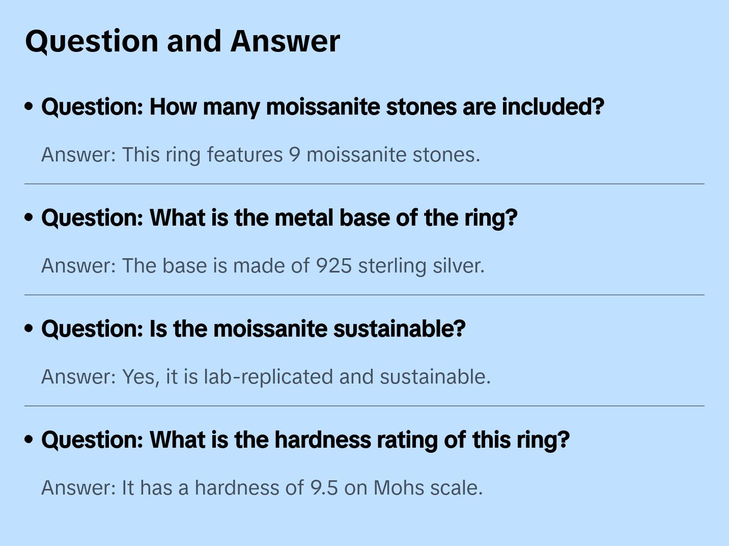 Modern Minimalist Moissanite Ring 925 Sterling Silver Rhodium Plating