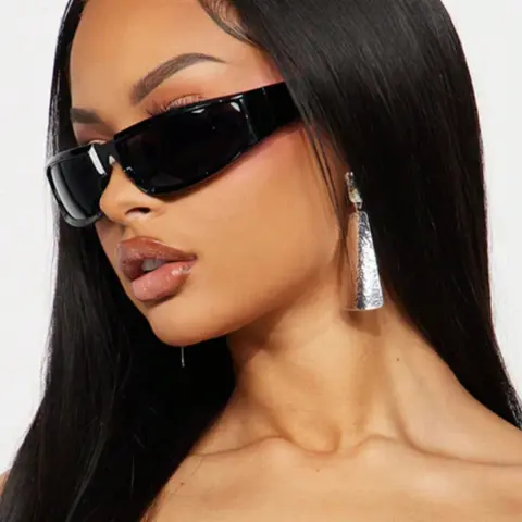 Unisex Y2K Style Vintage Decorative Glasses, Trendy Fashion Shades, Perfect for Daily Wear, Travel, Music Festivals, Vibrant Gatherings, Fashionable Bold Accent Accessory for Men & Women