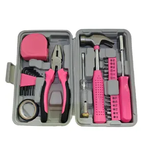 Metal Repair Tool Set, 24-Piece Home Maintenance Tools Kit, Includes Pliers, Tape Measure, Hammer, Screwdriver, DIY Projects