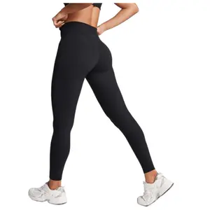 Hugcurve Hidden Scrunch Butt Leggings 25 No Front Seam High Waisted Tummy Control Workout Running Yoga Pants for Women