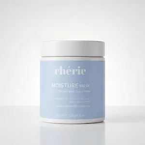 Chérie Moisture Mask for Dry & Dull Hair 500ml with Macadamia Oil Hyaluronic Acid Bamboo Extract Vegan Paraben Free Silicon Free