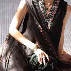 Noor by sadia asad (size only medium ) ready to wear shalwar kameez duppata , Pakistani style full sleeves full length shirt as in picture ,  lawn fabric , good for summer very soft law fabric women wear original  brand,