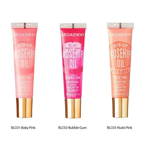 Ruby Kisses Broadway Lip Gloss Tinted Lip Gloss, non sticky formula, long lasting, moisturizing, soothing, glossy, coconut oil