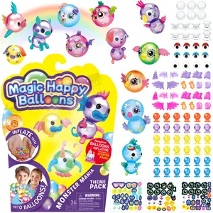 deAO  DIY Magic Balloon Craft Accessories Set （No air Pump）, Magic Balloon Craft Kit, Funny Balloons Inflator Toy,  DIY Hands-On Arts and Crafts Activity, #Summer Vibes