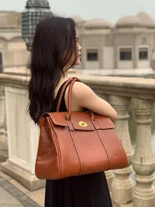 Women's Elegant Solid Color Tote Bag, Fashionable Large Capacity Commuter Bag, Versatile Business Tote, Shoulder Bag for Moms