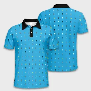 Happy Gilmore Golf Polo Shirt – Funny Movie Inspired Golf Outfit, Comedy Fan Lightweight Breathable Casual Polo for Men