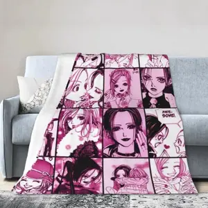 Nana Anime Throw Blankets Plush Travel Blankets Bedroom Living Room Sofa Office Father's Day Thanksgiving Valentine's Day holiday gifts for family and children
