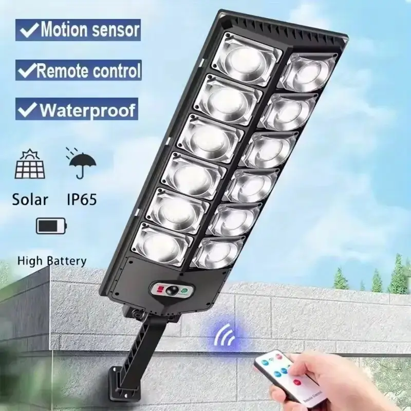Solar-Powered Lights Outdoor Waterproof, Motion Sensor Solar Lights Outdoor, High Power Solar Outdoor Lights, Outdoor Security Lights With Remote Cont