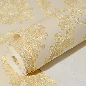 3D Non-Woven Wallpaper Roll, Self-Stick Peel & Stick Design, Quick Coverage Wall Covering, Ideal for Living Rooms, Bedrooms, Backgrounds
