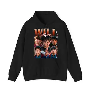 Will byers Sweatshirt, Character New Season Graphic Design Hoodie, Unisex Cotton T-Shirt