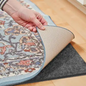 Rug Pad, Thick 8x10 ft Under Area Rug Carpet Pad, Non Slip Rug Pads for  Floors and Hardwood Floors Finishes, Keep Carpets in Place Soft and  Rug from Wrinkling or Buckling