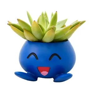 3'' Oddish Planter Pot - Mini Anime Succulent Pot - Gift for Pokemon Fans