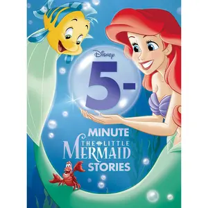 USED-5-Minute the Little Mermaid Stories by Disney Books (Hardcover)
