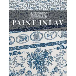 IOD Delft Traditions Azure Paint Inlay - Iron Orchid Designs
