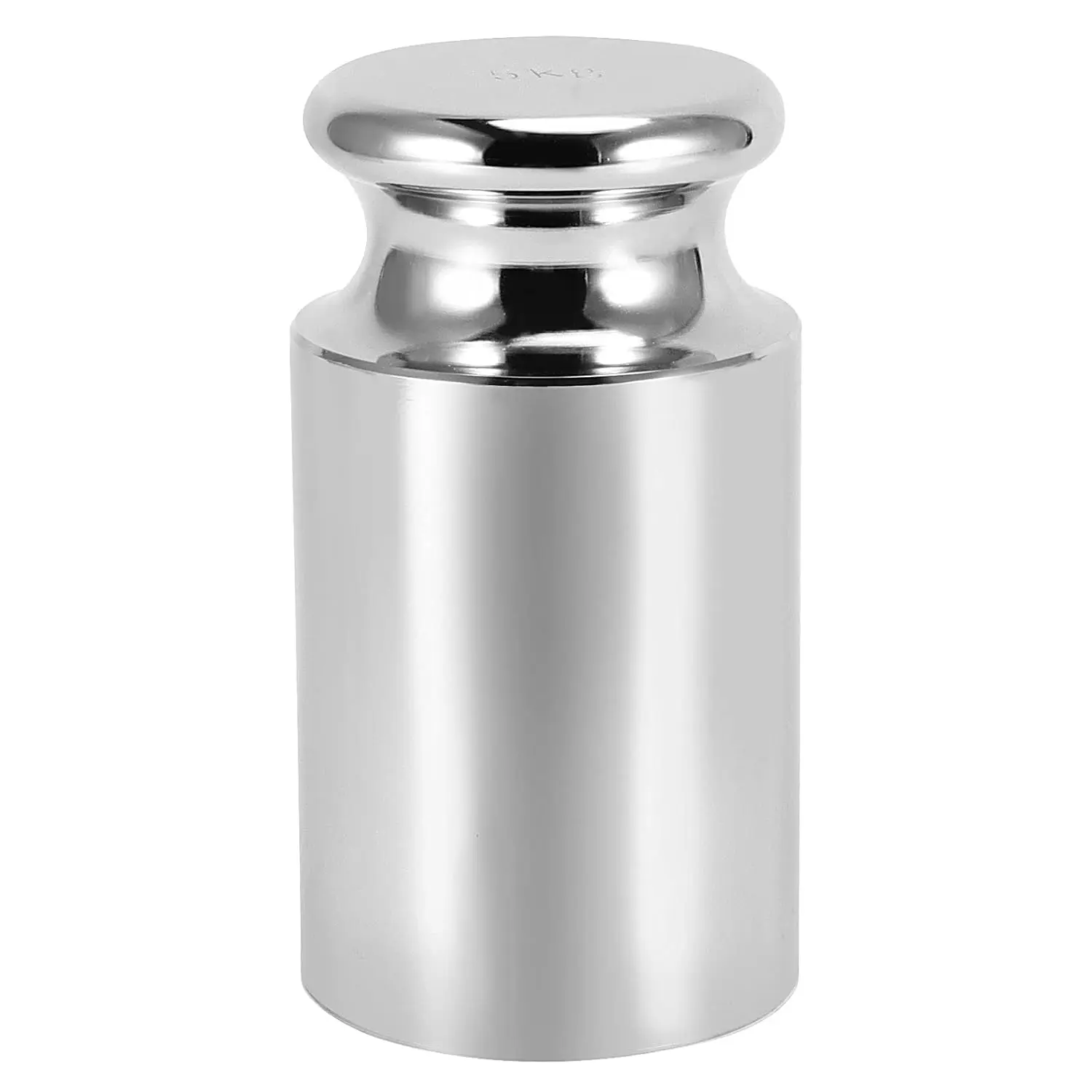 5 KG Calibration Weight, Precision Class M1 Scale Calibration Weight, Calibration Weight for Digital Scale, Chrome Finish, Carbon Steel,