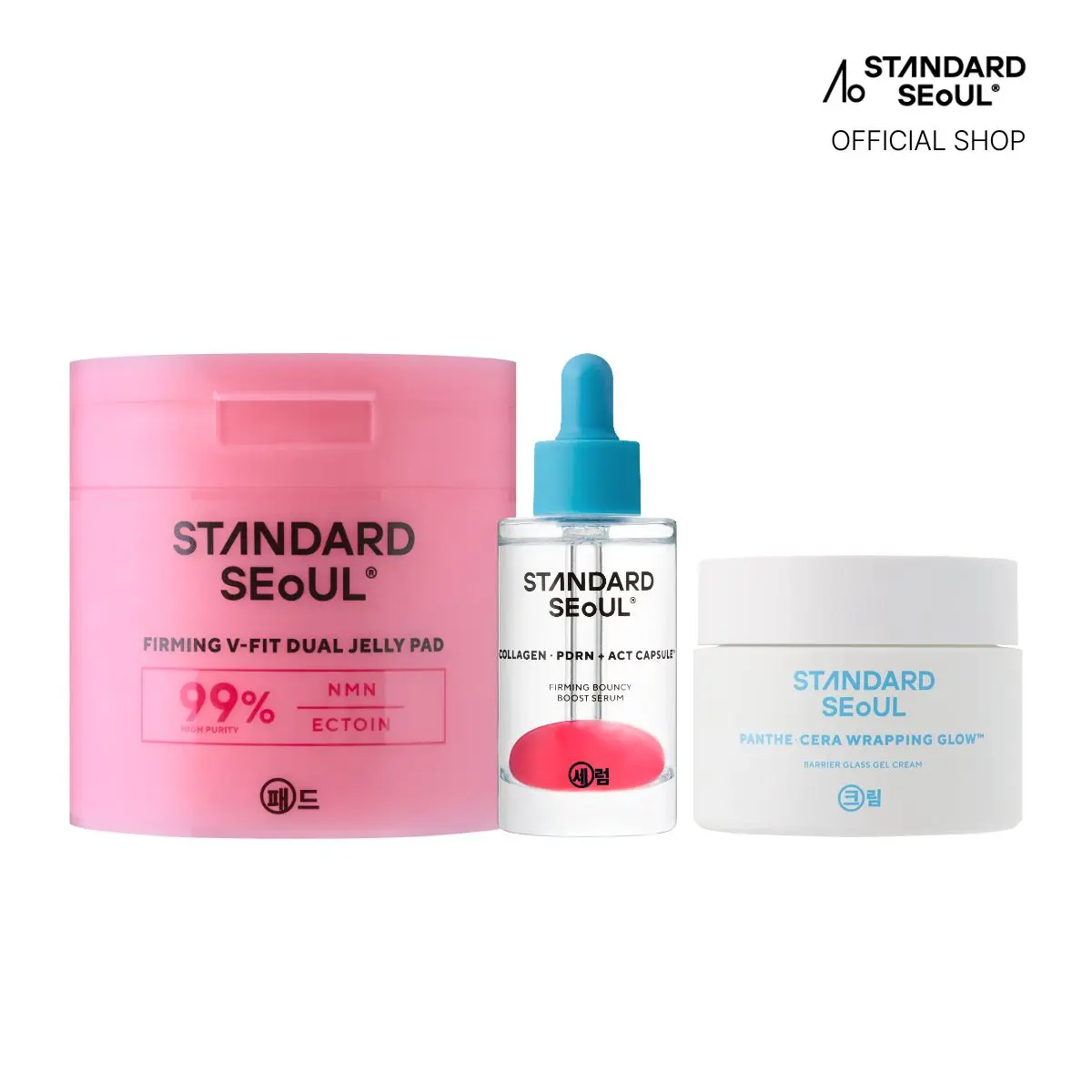 [The All-Day Perfect Set] STANDARD SEOUL (Pad + Serum + Cream)