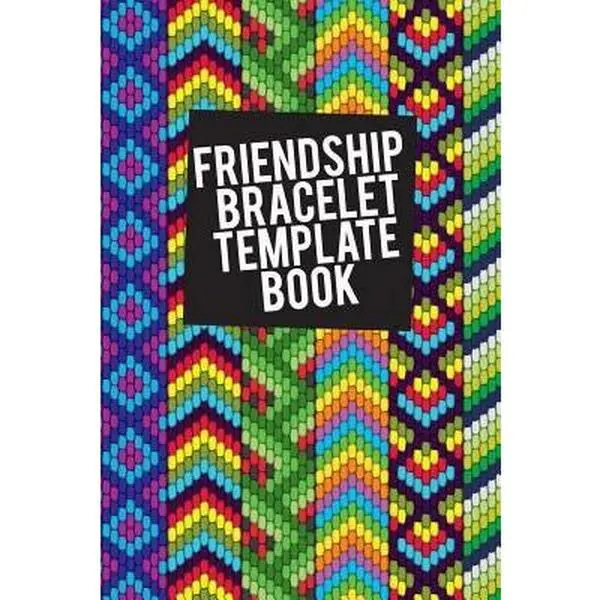 USED-Friendship Bracelet Template Book: Blank Patterns for 8 String Bracelets by Templates, Cutiepie (Paperback)
