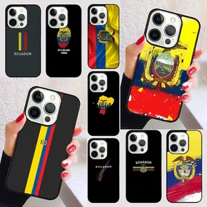 Ecuador Flag cover For iPhone 15 16 13 12 11 14 Pro Max Mini Max SE 2020 7 8 15 16 Plus Phone Case