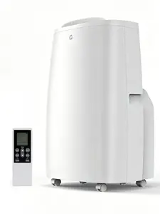 Garvee 14000 BTU Inverter Portable Air Conditioner – Dual Hose, Cools & Heats up to 750 Sq Ft – Dehumidifier, Fan, LED Display, Remote Control, Sleep Mode, Easy Window Kit