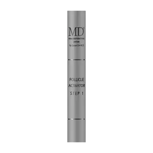 MD HAIR Follicle Activator Scalp Treatment Serum - Unisex Adult Haircare for Normal Scalp, Biotin & Growth Peptide Complex, 0.14 fl.oz/4ml, Supports Thicker Hair Growth (3-Month Supply)