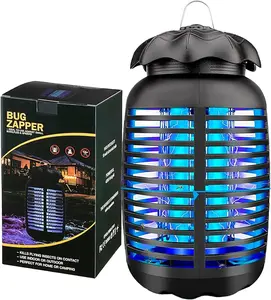 Electric Bug Zapper Indoor/Outdoor, 4000V High Powered Mosquito Zappers Killer, Waterproof Insect Fly Swatter Zapper Mosquito Trap Outdoor, Fly Traps, Insect Killer for Home,Garden,Backyard, Camping
