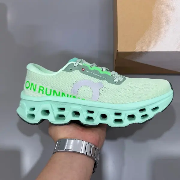 ON RUNNING Cloudmonster 3 Cushioned Running Shoes Light Mesh Comfort Daily Walking Sneakers Unisex