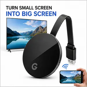HDMI Wireless Adapter for TV & Projector, 2.4G WiFi Screen Mirroring Dongle for Phone Supports AirPlay Miracast
