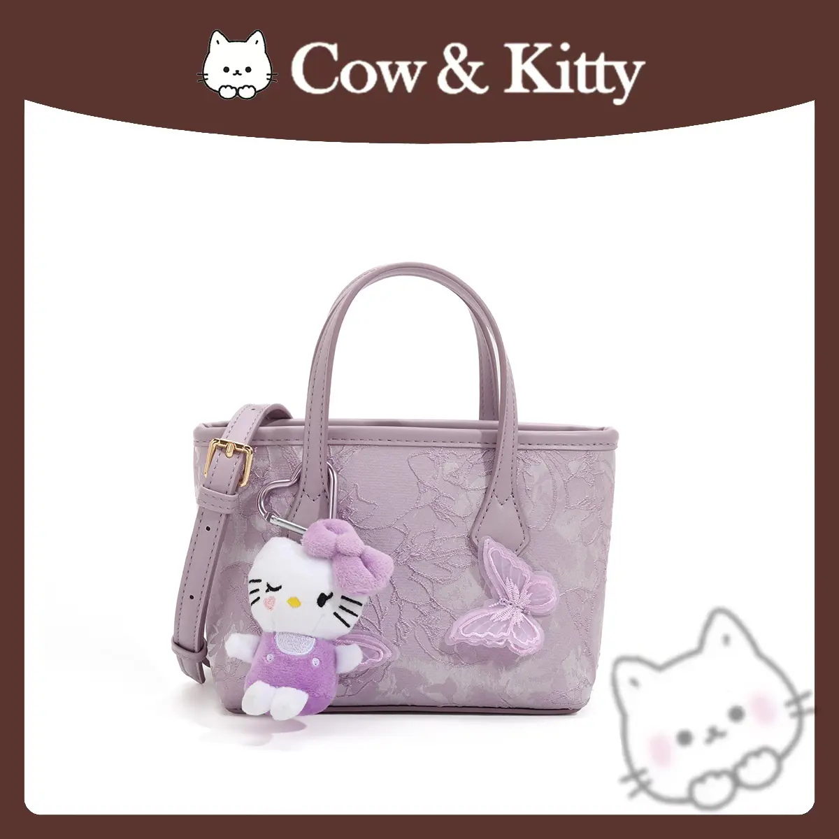 Women's 2026 New "Purple Love Song" Fashion Versatile Casual Commuter Basket Handbag, Crossbody Bag, Casual Commuter Handbag
