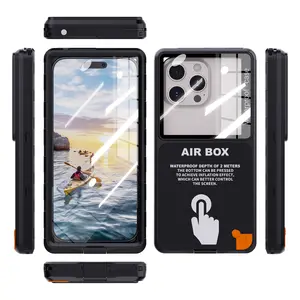 Fin IP68 Waterproof Case for Samsung S10 S20 S21 S22 S23 S24 S25 Ultra A56 A36 A26 A16 A55 A35 A15 A54 A34 A14 A13 A53 Diving Cases